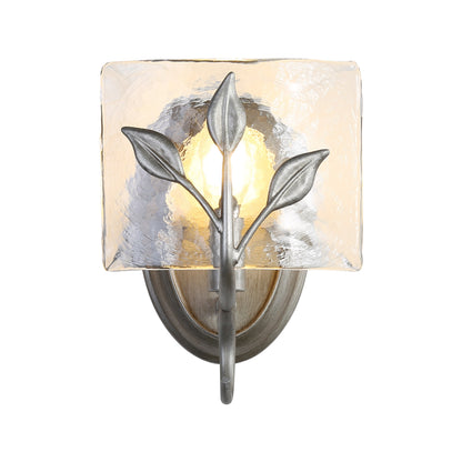 Golden Lighting Calla 1-light Wall Sconce in Peruvian Silver - - Golden Lighting