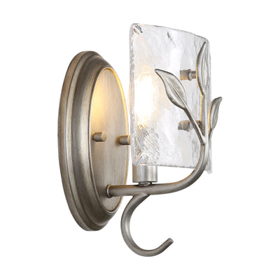 Golden Lighting Calla 1-light Wall Sconce in Peruvian Silver - - Golden Lighting