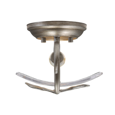 Golden Lighting Calla 1-light Wall Sconce in Peruvian Silver - - Golden Lighting