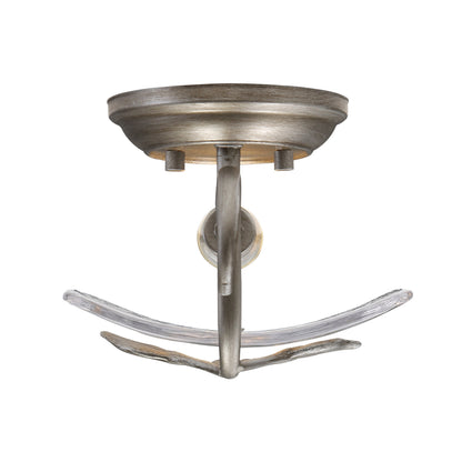 Golden Lighting Calla 1-light Wall Sconce in Peruvian Silver - - Golden Lighting