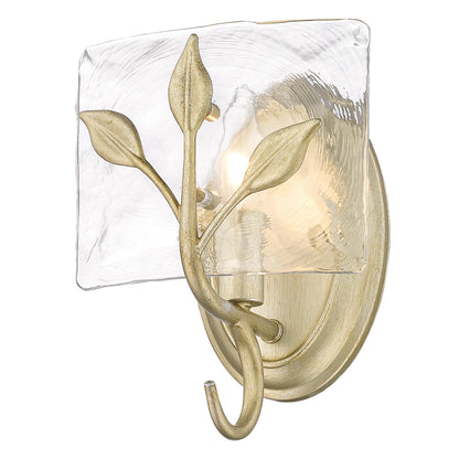 Golden Lighting Calla 1-light Wall Sconce in White Gold - - Golden Lighting