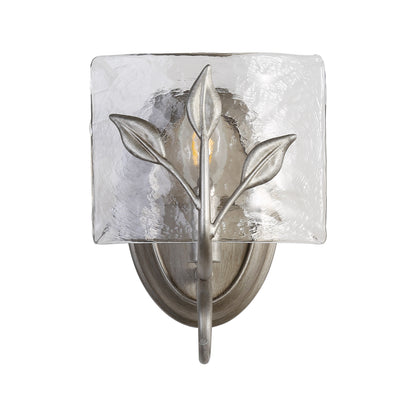 Golden Lighting Calla 1-light Wall Sconce in Peruvian Silver - Default Title - Golden Lighting