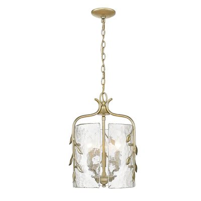 Golden Lighting Calla 3-light Pendant in White Gold - - Golden Lighting