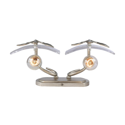 Golden Lighting Calla 2-light Vanity in White Gold - - Golden Lighting