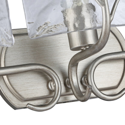 Golden Lighting Calla 3-light Vanity in Peruvian Silver - - Golden Lighting