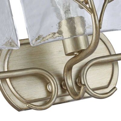 Golden Lighting Calla 3-light Vanity in White Gold - - Golden Lighting