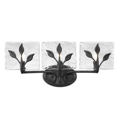Golden Lighting Calla 3-light Vanity in Natural Black - Default Title - Golden Lighting