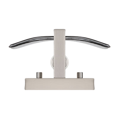 Aenon 1-light Wall Sconce in Pewter with Smokey Water Glass - - Golden Lighting