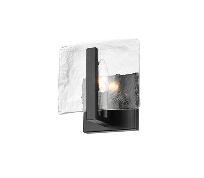 Yep by Golden Lighting Aenon 1-light Wall Sconce in Matte Black