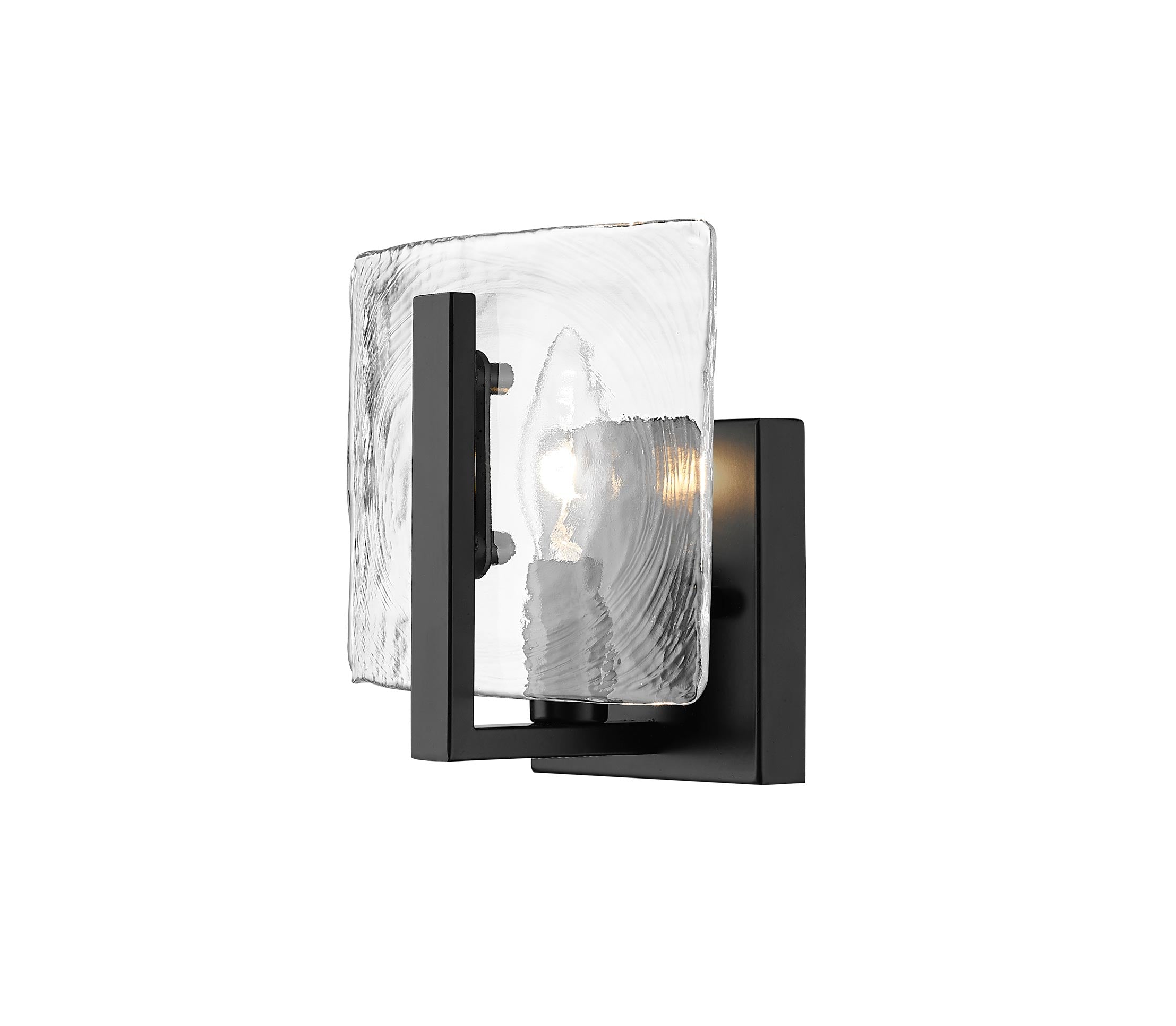 Yep by Golden Lighting Aenon 1-light Wall Sconce in Matte Black