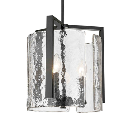 Aenon 3-light Pendant in Matte Black - - Golden Lighting