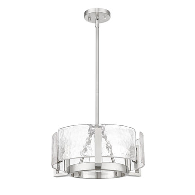 Aenon 3-light Chandelier in Pewter - - Golden Lighting