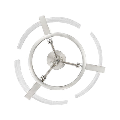 Aenon 3-light Chandelier in Pewter - - Golden Lighting