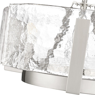 Aenon 3-light Chandelier in Pewter - - Golden Lighting