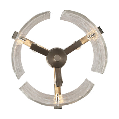 Aenon 3-light Pendant in Pewter - - Golden Lighting