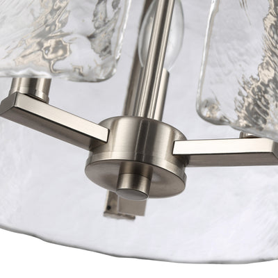 Aenon 3-light Pendant in Pewter - - Golden Lighting