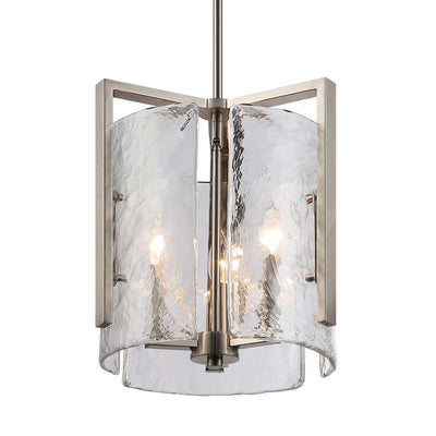 Aenon 3-light Pendant in Pewter - Default Title - Golden Lighting