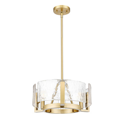 Aenon 3-light Chandelier in Brushed Champagne Brass - - Golden Lighting