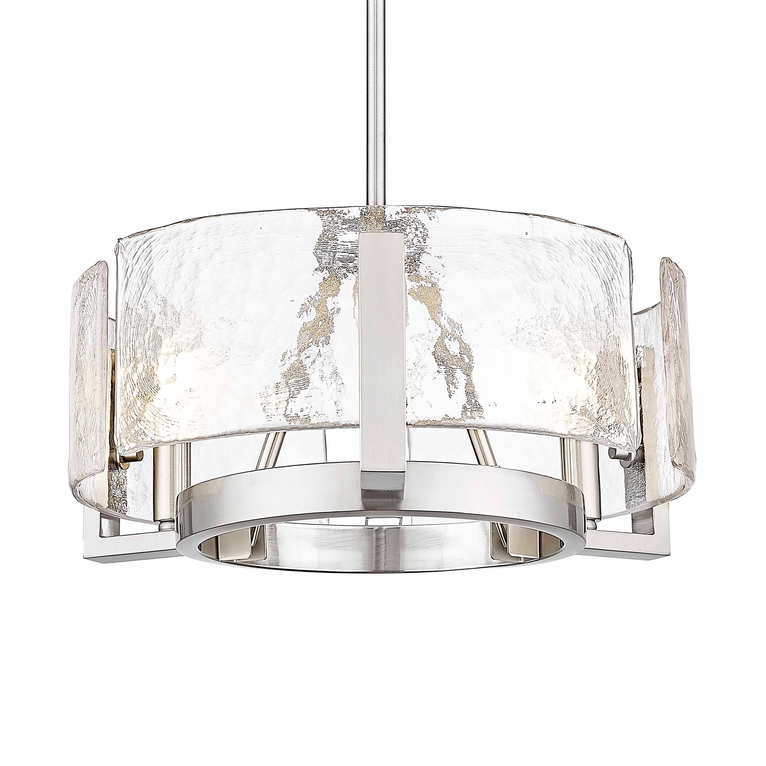 Yep by Golden Lighting Aenon 3-light Chandelier in Pewter