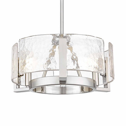 Yep by Golden Lighting Aenon 3-light Chandelier in Pewter