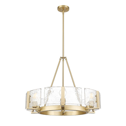 Aenon 6-light Chandelier in Brushed Champagne Brass - - Golden Lighting