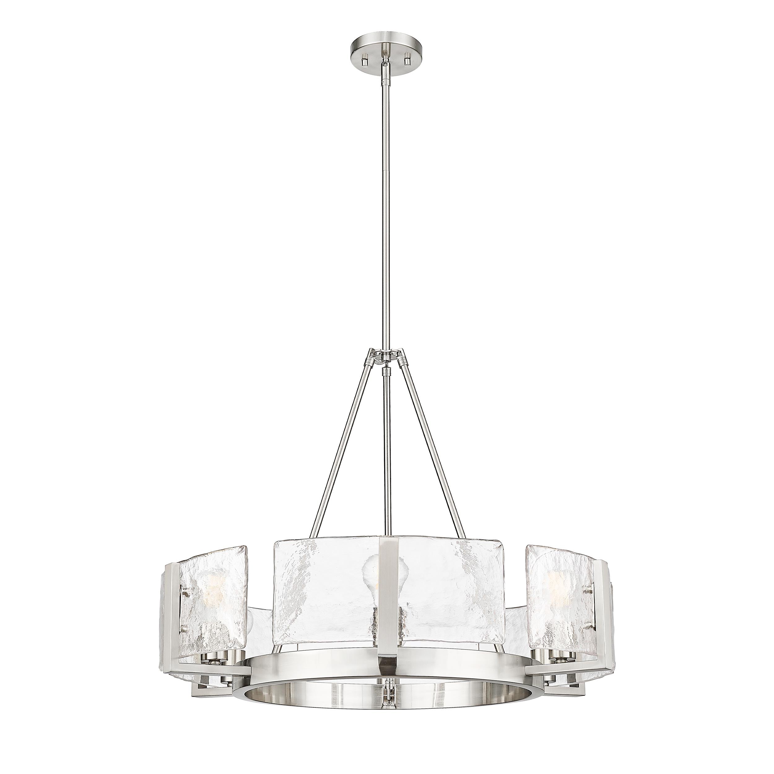 Yep by Golden Lighting Aenon 6-light Chandelier in Pewter - - Golden Lighting