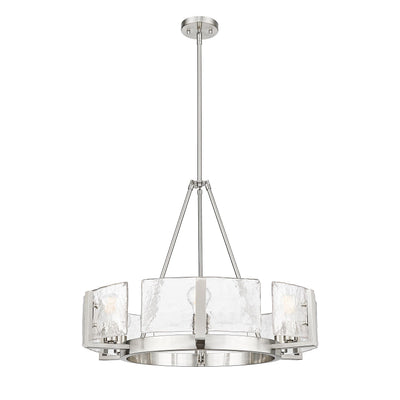 Aenon 6-light Chandelier in Pewter - - Golden Lighting