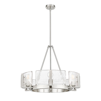 Aenon 6-light Chandelier in Pewter - - Golden Lighting