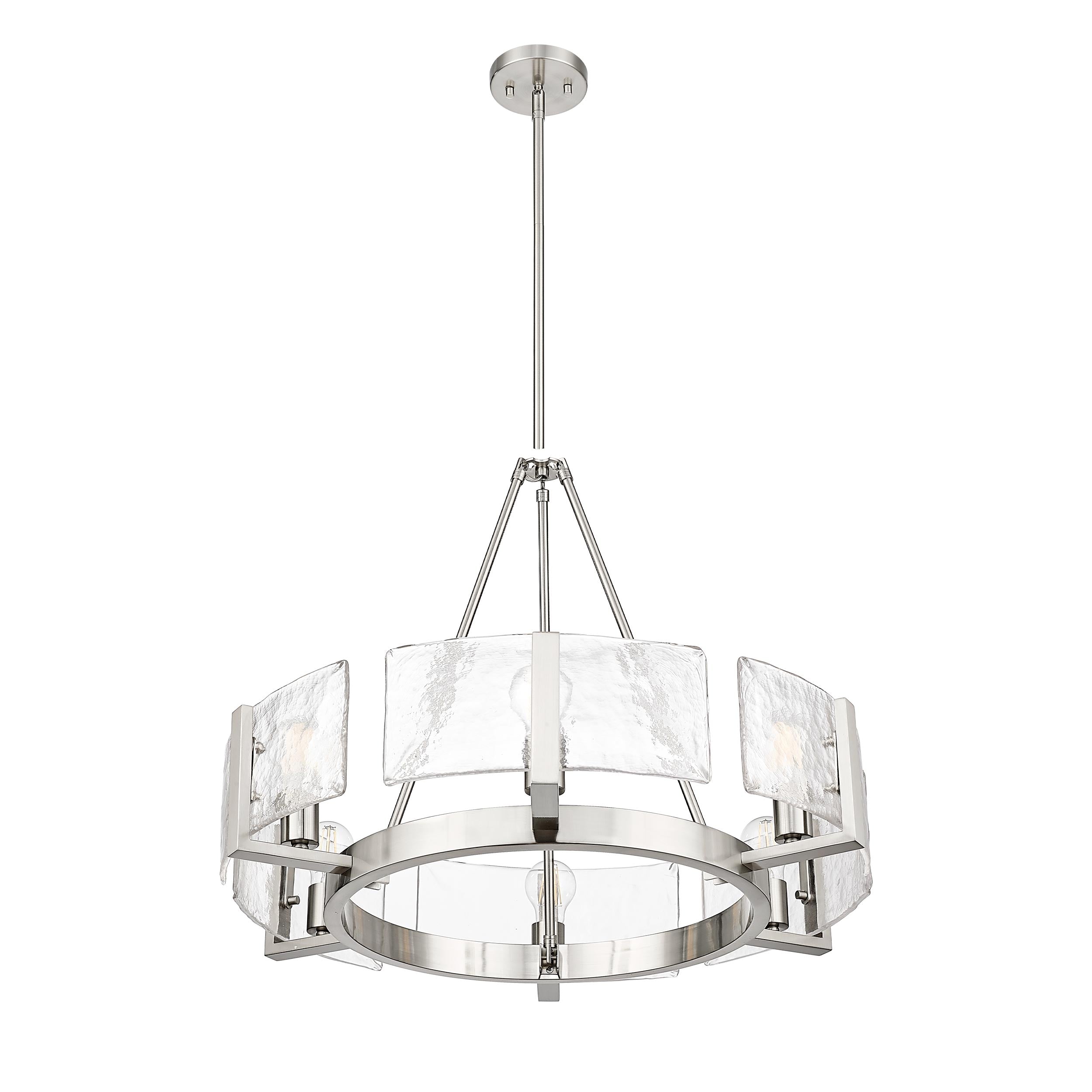 Yep by Golden Lighting Aenon 6-light Chandelier in Pewter - - Golden Lighting