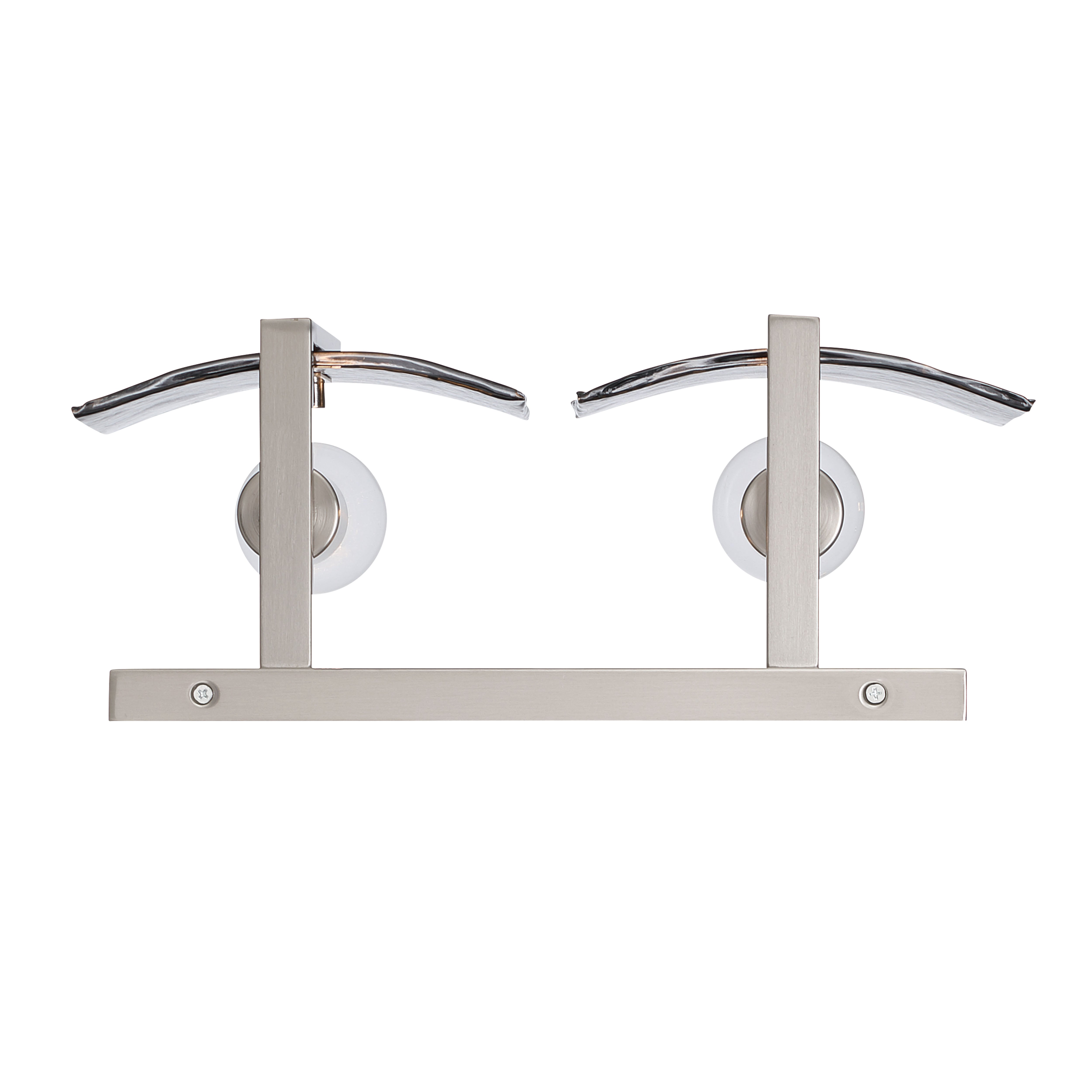 Aenon 2-light Vanity in Pewter with Smokey Water Glass - - Golden Lighting