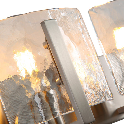 Aenon 2-light Vanity in Pewter - - Golden Lighting