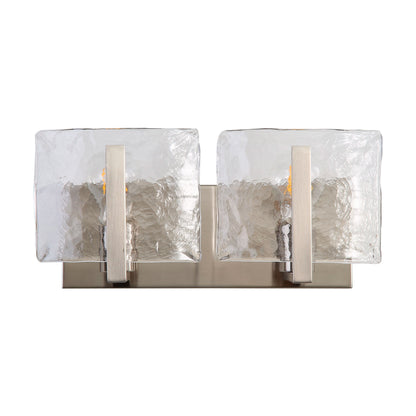 Yep by Golden Lighting Aenon 2-light Vanity in Pewter