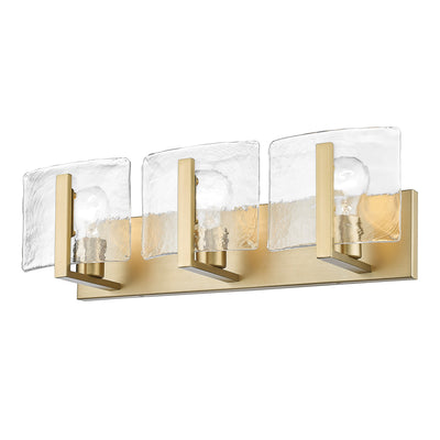 Aenon 3-light Vanity in Brushed Champagne Brass - - Golden Lighting