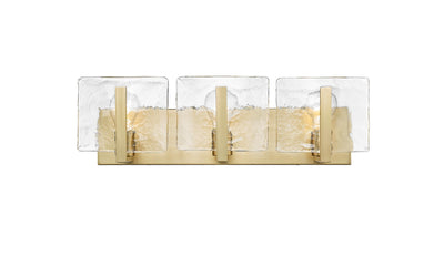 Aenon 3-light Vanity in Brushed Champagne Brass - - Golden Lighting