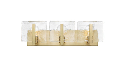 Aenon 3-light Vanity in Brushed Champagne Brass - - Golden Lighting