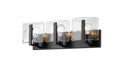 Yep by Golden Lighting Aenon 3-light Vanity in Matte Black