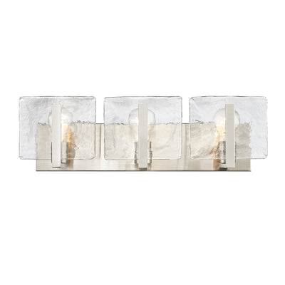 Aenon 3-light Vanity in Pewter - - Golden Lighting