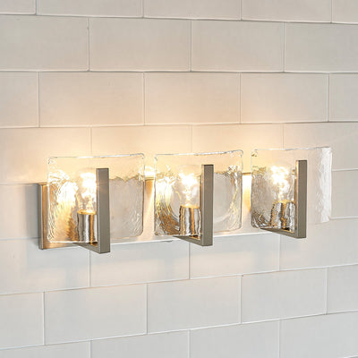 Aenon 3-light Vanity in Pewter - - Golden Lighting