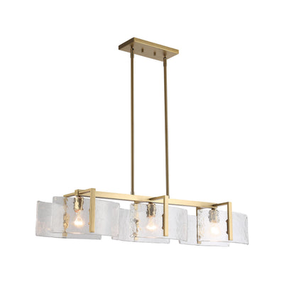 Golden Lighting Aenon 3-light Island Light in Brushed Champagne Brass - - Golden Lighting