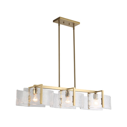 Golden Lighting Aenon 3-light Island Light in Brushed Champagne Brass - - Golden Lighting