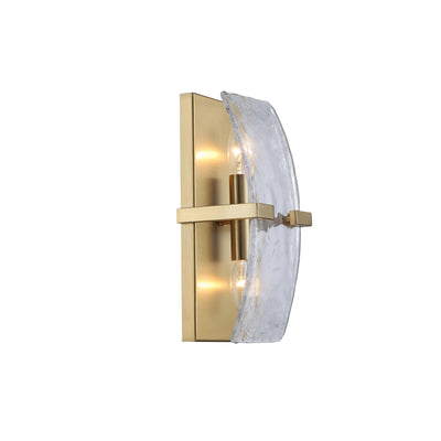 Aenon 2-light Wall Sconce in Brushed Champagne Brass - - Golden Lighting
