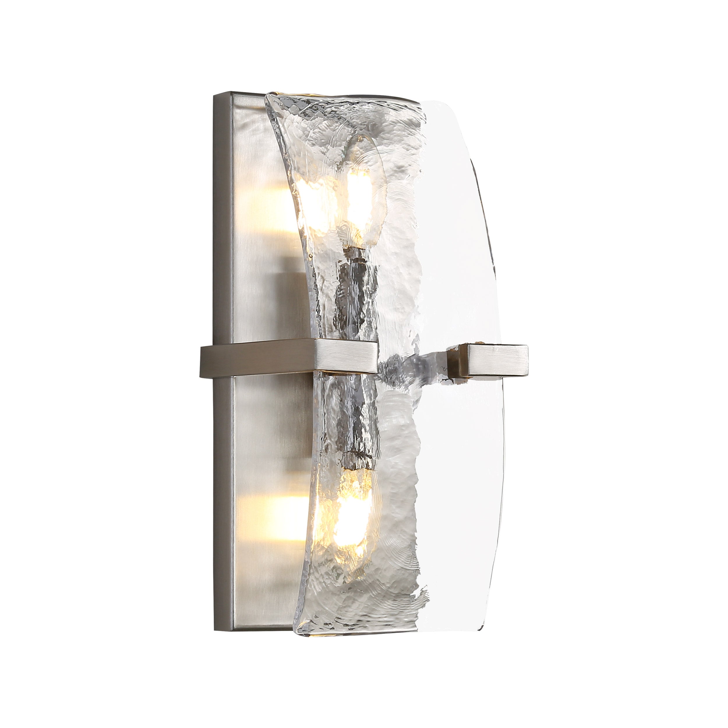 Golden Lighting Aenon 2-light Wall Sconce in Pewter