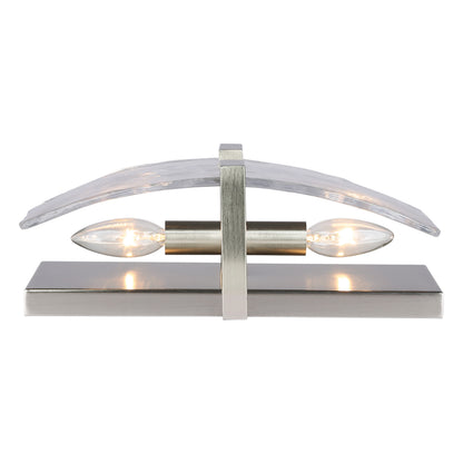 Yep by Golden Lighting Aenon 2-light Wall Sconce in Pewter