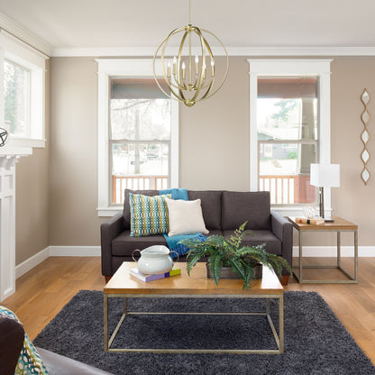 Golden Lighting Colson 6-light Chandelier in Olympic Gold - - Golden Lighting