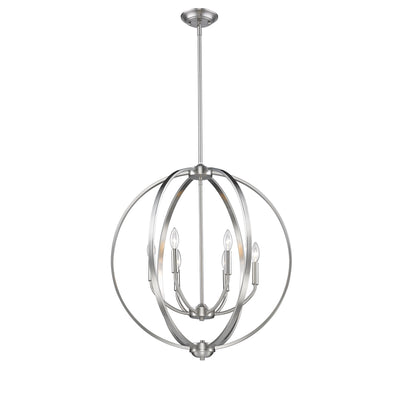 Golden Lighting Colson 6-light Chandelier in Pewter - - Golden Lighting