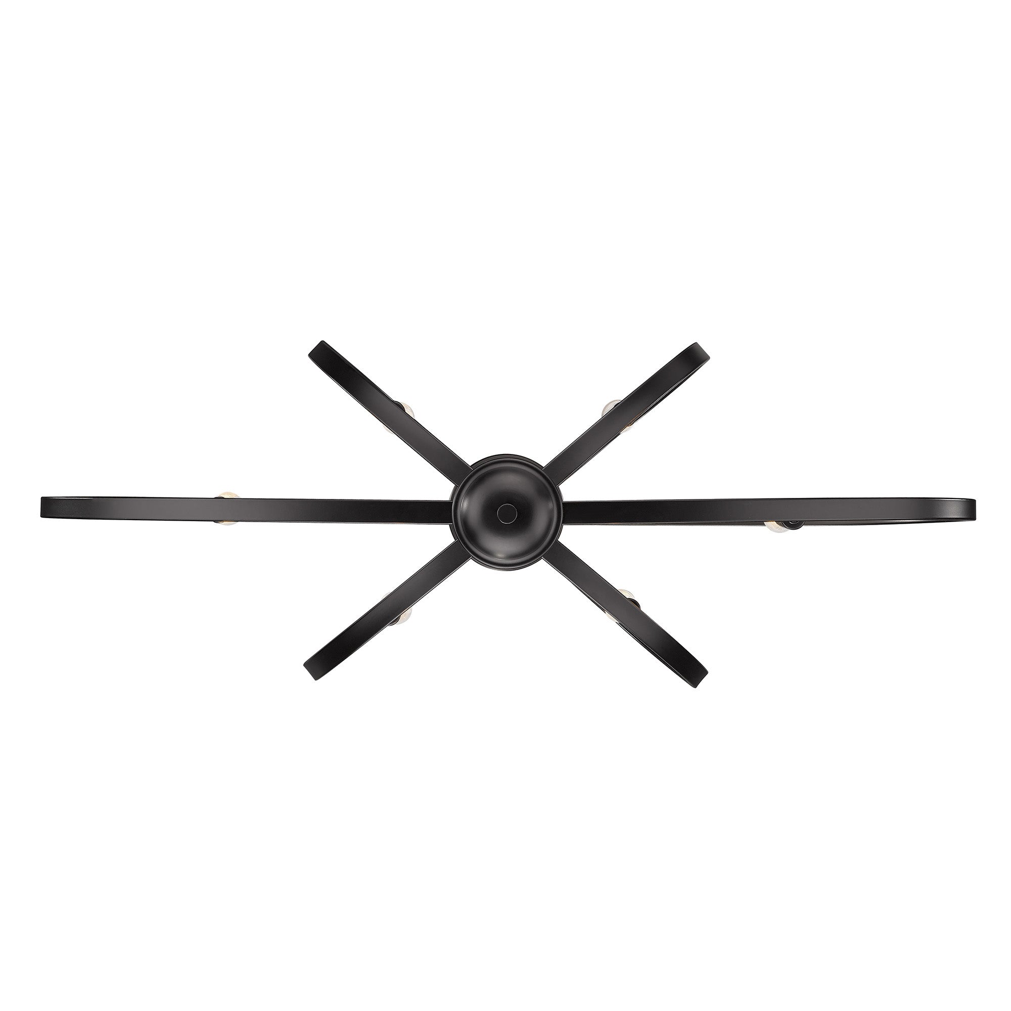 Golden Lighting Colson 6-light Island Light in Matte Black - - Golden Lighting