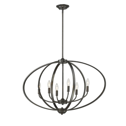 Colson EB Linear Pendant (with shade) in Etruscan Bronze - Default Title - Golden Lighting