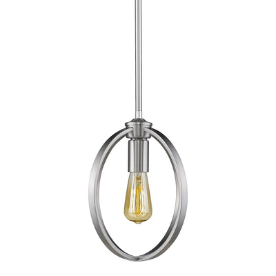 Golden Lighting Colson 1-light Pendant in Pewter - - Golden Lighting