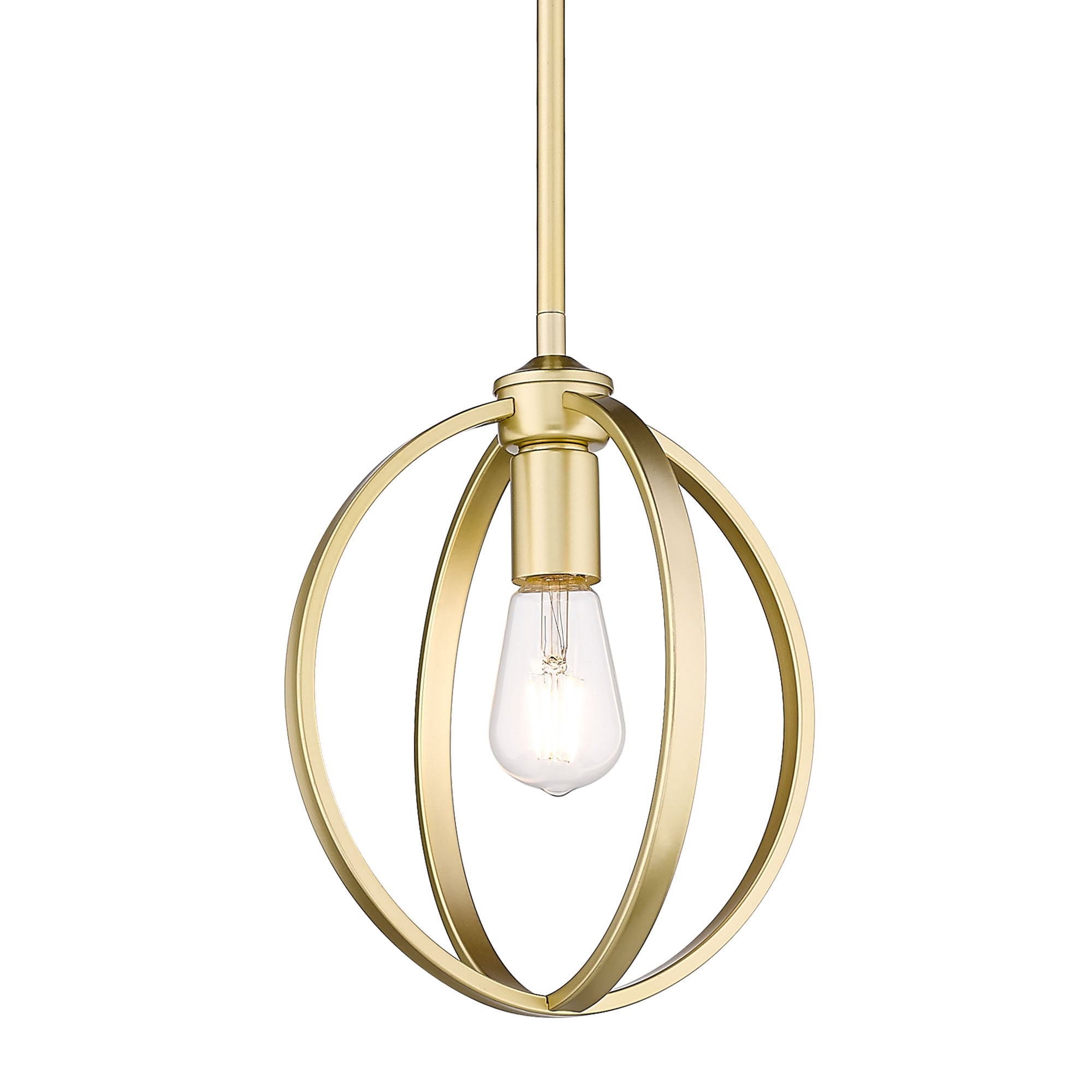 Golden Lighting Colson 1-light Pendant in Olympic Gold - Default Title - Golden Lighting