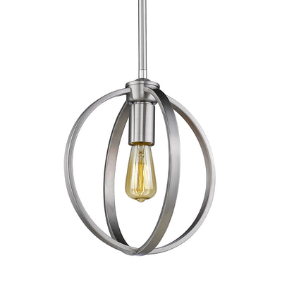 Golden Lighting Colson 1-light Pendant in Pewter - - Golden Lighting